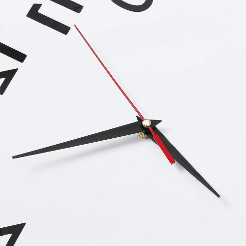 (White) Reverse Anti Wall Clock Modern Backwards Time Run Counter Clockwise Wall Watch 1