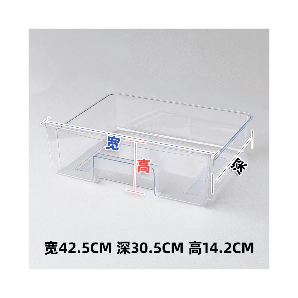 (0701.5-1 width 42.5 depth 30.5 height 14.2) Refrigerator Fresh-Keeping Storage Box Accessories, Freezer Complete Drawer Box, Universal For Drawer Ref