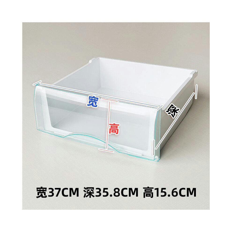 (5007 width 37 depth 35.8 height 15.6) Refrigerator Fresh-Keeping Storage Box Accessories, Freezer Complete Drawer Box, Universal For Drawer Refrigera