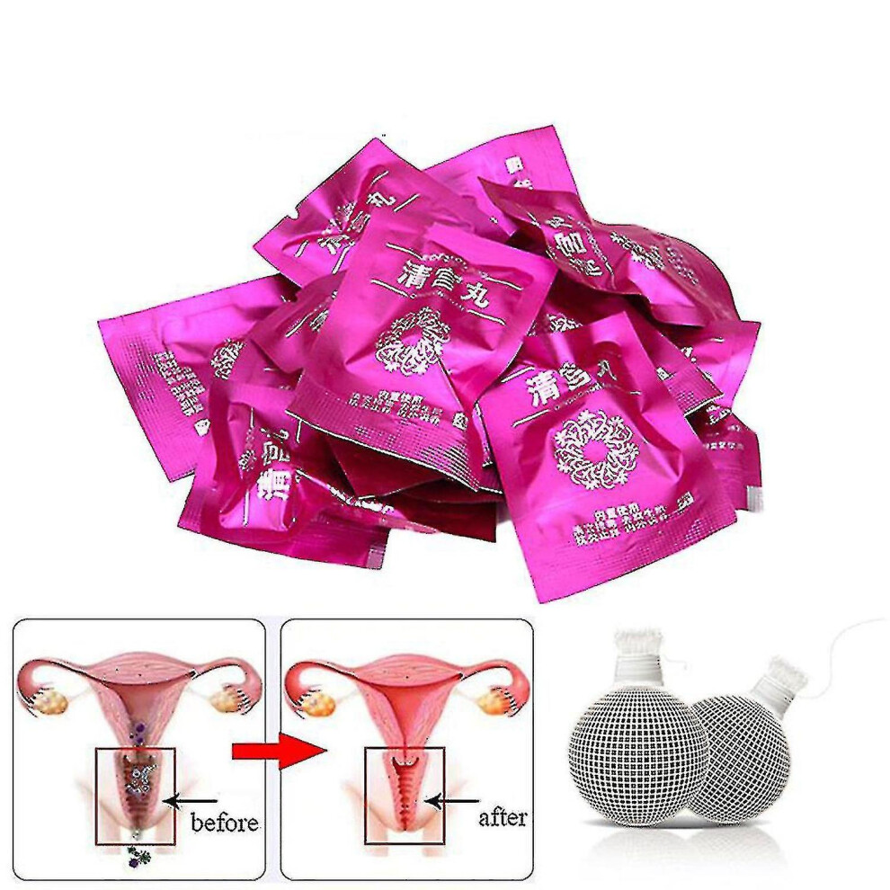 2023 10pack Natural Herbal Womb Yoni Vaginal Cleansing Healing Detox Pearls Tampons