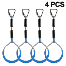 Colorful Swing Gymnastic Rings - 4 Pack Outdoor Backyard Play Sets