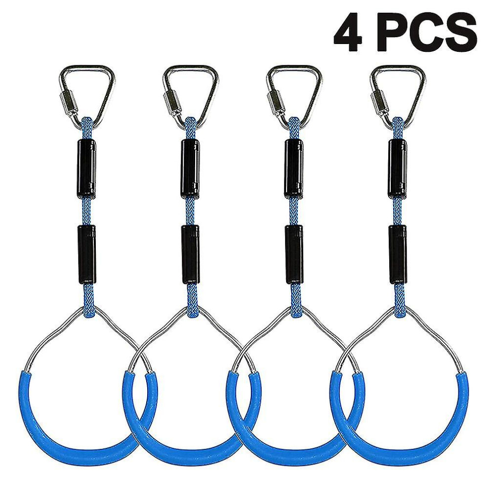 Colorful Swing Gymnastic Rings - 4 Pack Outdoor Backyard Play Sets-image-OPC-PDTQ8FH-NEW