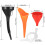 3 Pcs Right Angle Flexible Plastic Funnel Set 5