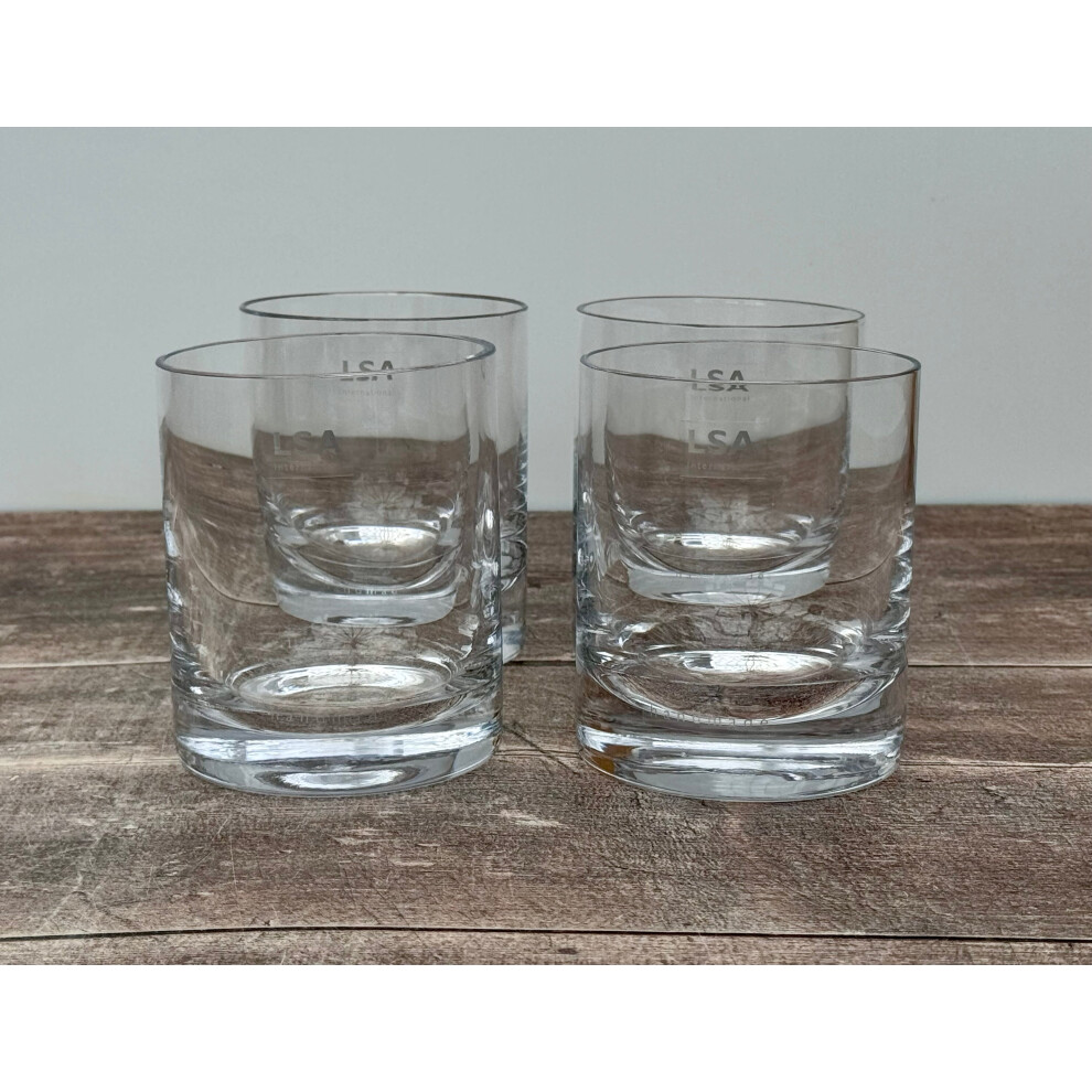 LSA Set of 4 BAR Tumblers, 250ml