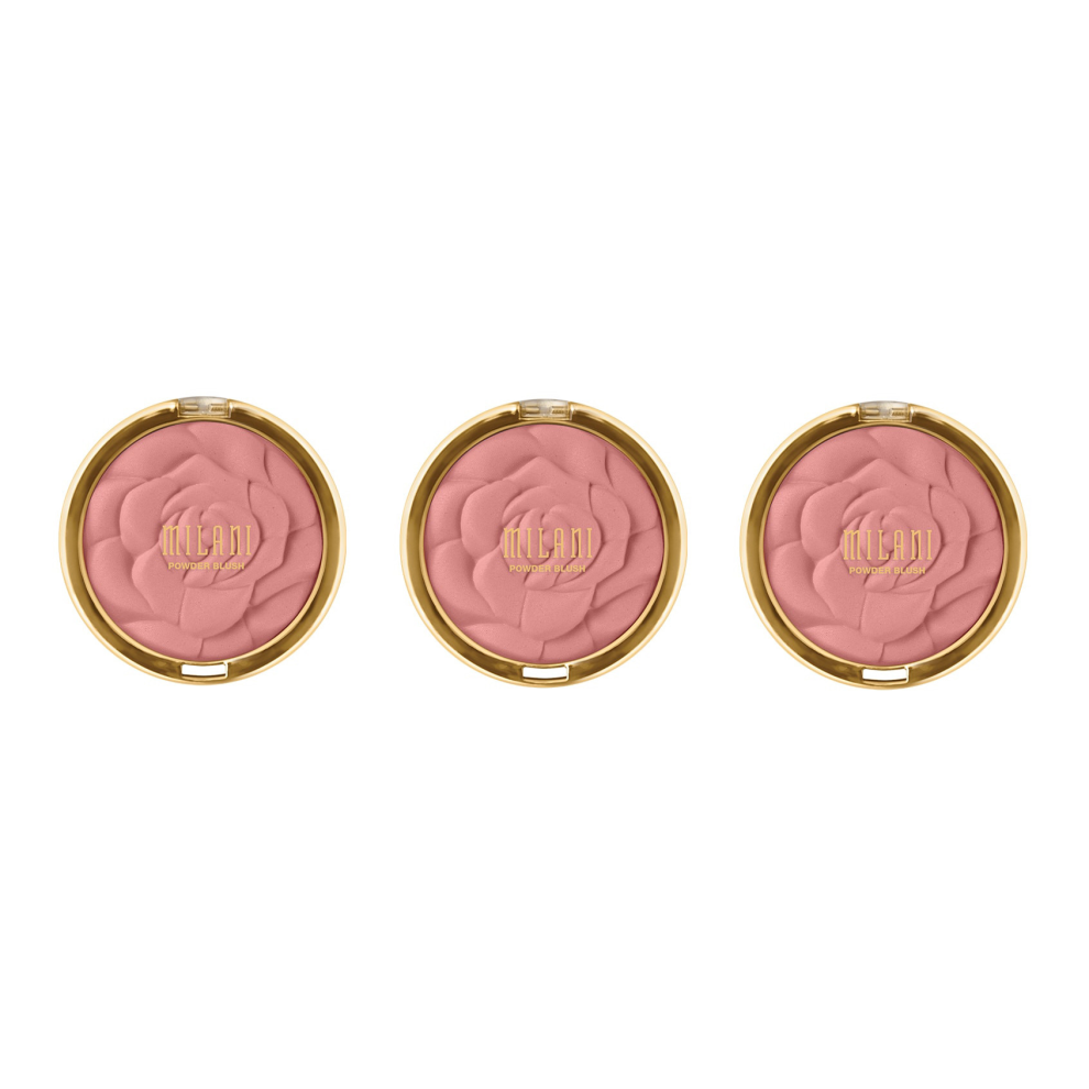 Milani Rose Powder Blush Romantic Rose 17g x3