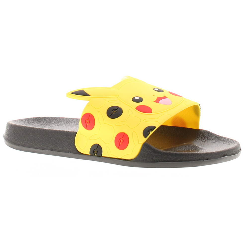 (Yellow, 11 (Children's)) Pokemon Slide Boys' Sandals & Sliders UK Size