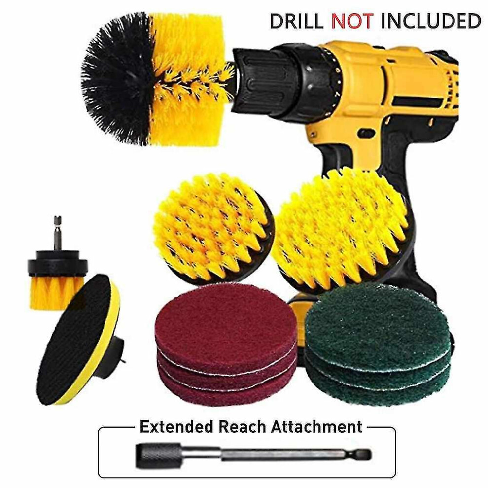2024  New  Drill Brush Kit - Drill Brush Attachment With 6