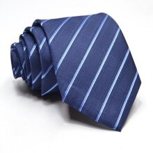 Wekity Classic Men's Silk Tie Necktie Woven Jacquard Neck Ties,blue Diagonal