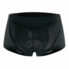 (Black, S) Women's Bike Underpants Gel Padded Road Bike Mtb Mountain Bike Shorts Quick Dry