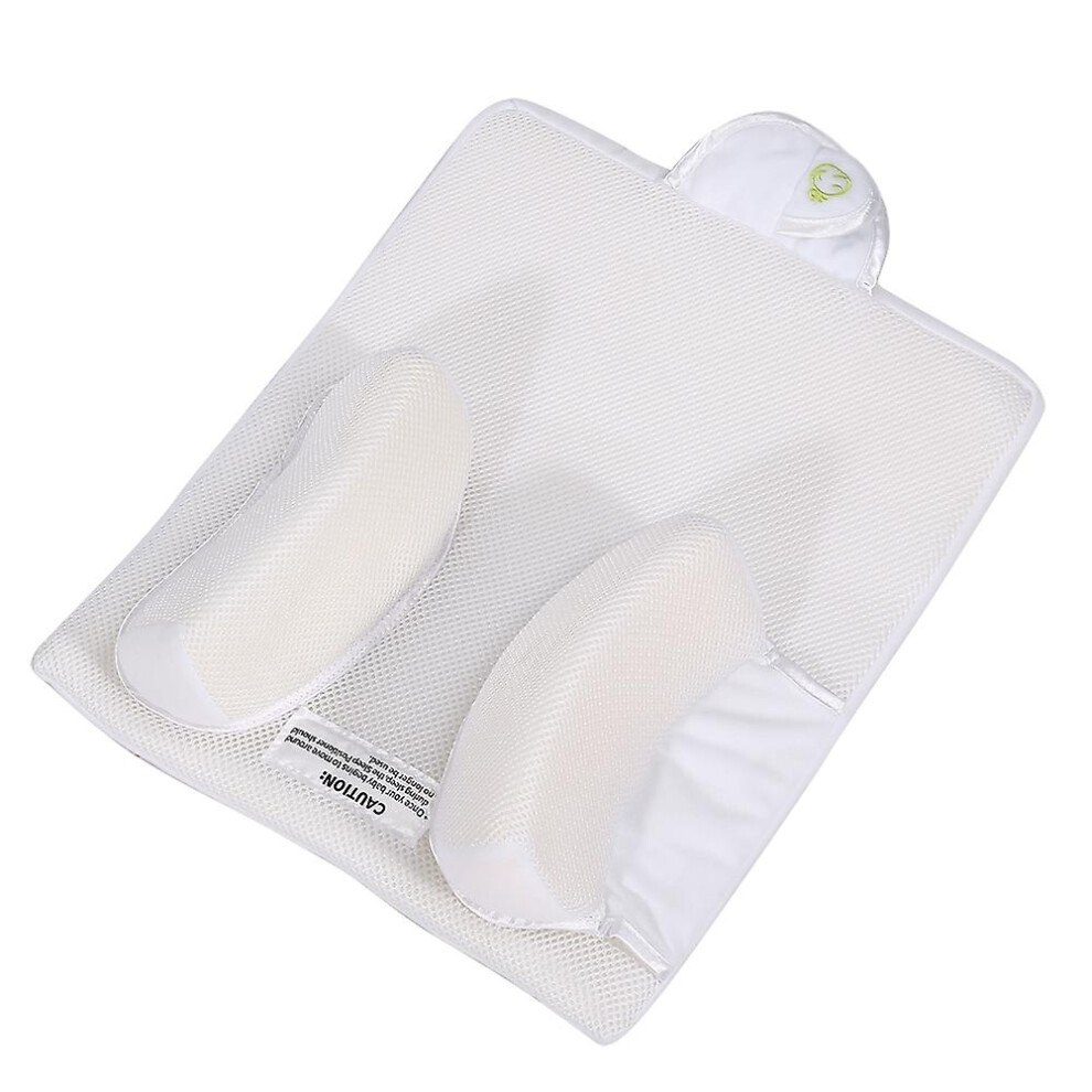Baby Infant Newborn Sleep Positioner Anti Roll Pillow Prevent Flat Head Cushion Safe Support