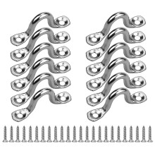 12pcs Stainless Steel Solid Boat Handle Anti-rust And Fine Workmanship Suitable For Indoor Outdoor