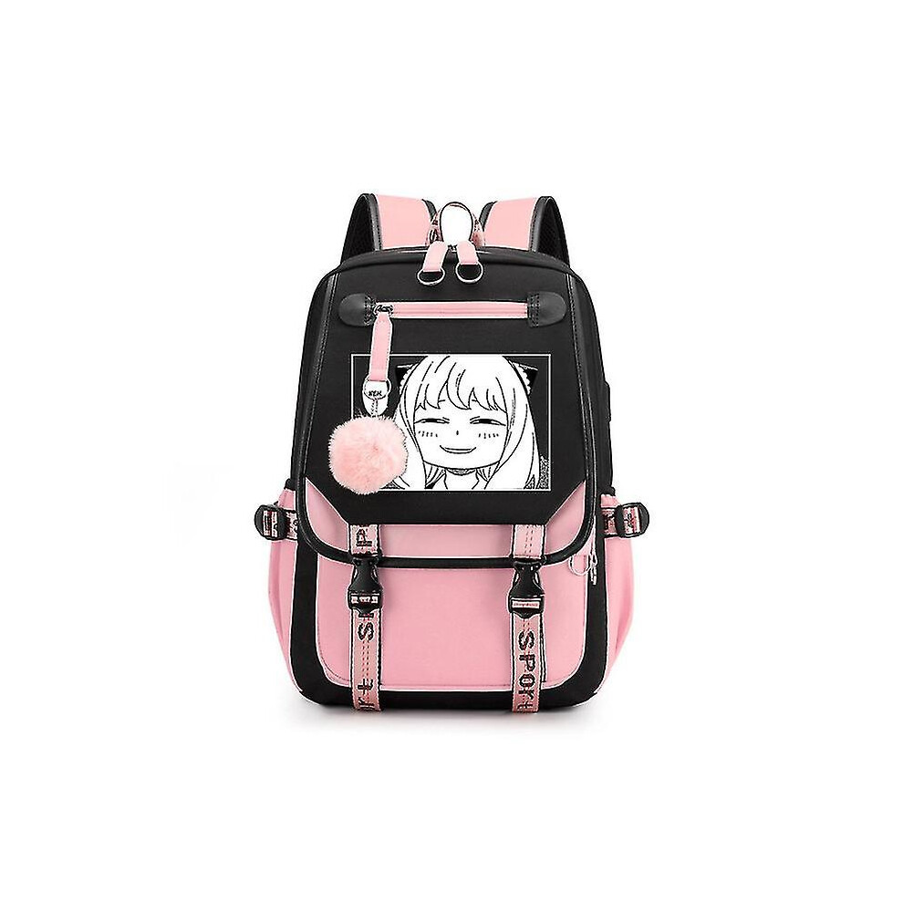(style 8) Spy X Family Anya Forger Backpacks Anime Waterproof Laptop Backbag Children School Bags Girls Travel Bookbag Schoolbag Mochila-i