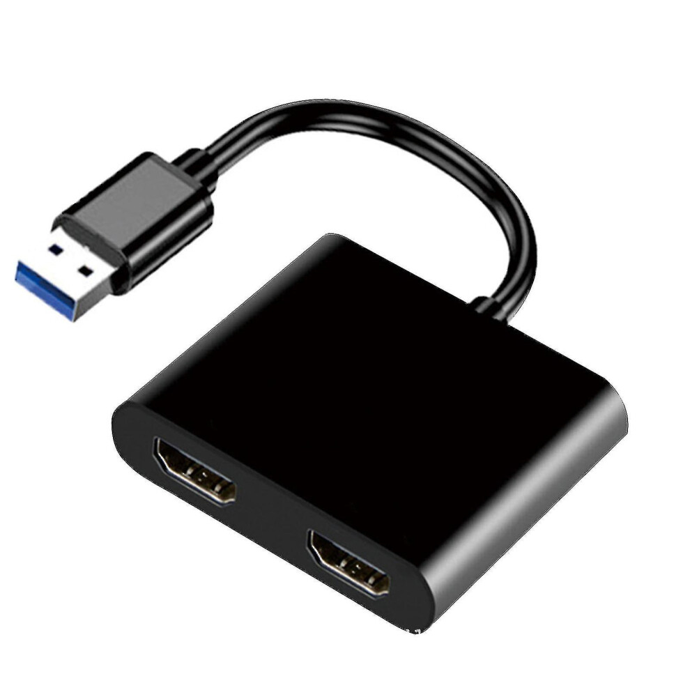 Usb 3.0 To Dual Hdmi Adapter - Wide Compatibility, Easy To Use