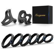 Sex Toys Penis Ring Silicone Cock Rings Erection Sex Silicone, 8 Sizes