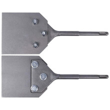 4 Inch Wide Tile Flakes And Adhesive Removal Blades-suitable For Sds-plus Demolition Hammers And Ha
