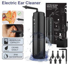 Electric Wush Water-Powered Earwax Cleaner with Cleaning Kits