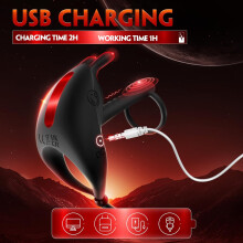 Vibrating Cock Ring, Sex Toys for Men Penis Ring with 7 Vibrating Mode