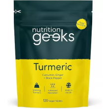 Nutrition Geeks Turmeric Tablets 2000 mg with Black Pepper & Ginger