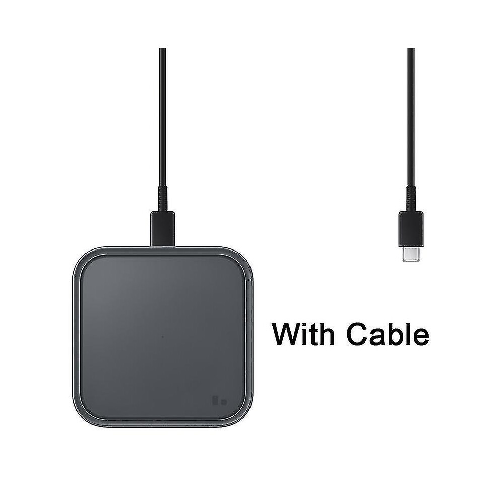 ( With Cable) Samsung Fast Wireless Charger 15W Qi Pad For Galaxy Z Fold Flip 3 4 S23 S22 S21 Ultra S10 S9 S8 Plus Note 20 Earphone,Ep-P2400 Black