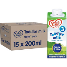 Cow and Gate 1 to 2 Years Growing Up Milk 200 ml (Pack of 15)