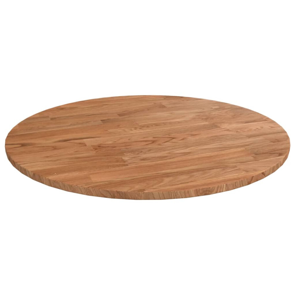 (light brown, 40 x 1.5 cm) vidaXL Solid Wood Oak Round Table Top Untreated Table Top Multi Colours/Sizes