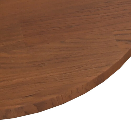 VidaXL (dark brown, 60 x 1.5 cm) vidaXL Solid Wood Oak Round Table Top Untreated Table Top Multi Colours/Sizes 2