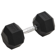 (1x 20 kg) vidaXL Dumbbell Cast Iron Hex Dumbbell Free Weight Plate Fitness Multi Models
