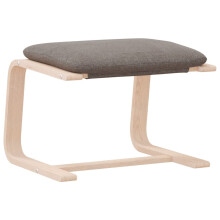 (taupe) vidaXL Footstool Footrest Ottoman Stool Living Room Seat Foot Rest Fabric