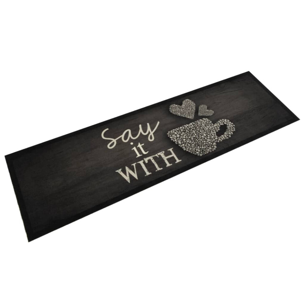 Vidaxl (Cup, 45 X 150 Cm) Kitchen Rug Anti Fatigue Mat Runner Rug Washable Floor Carpet Velvet