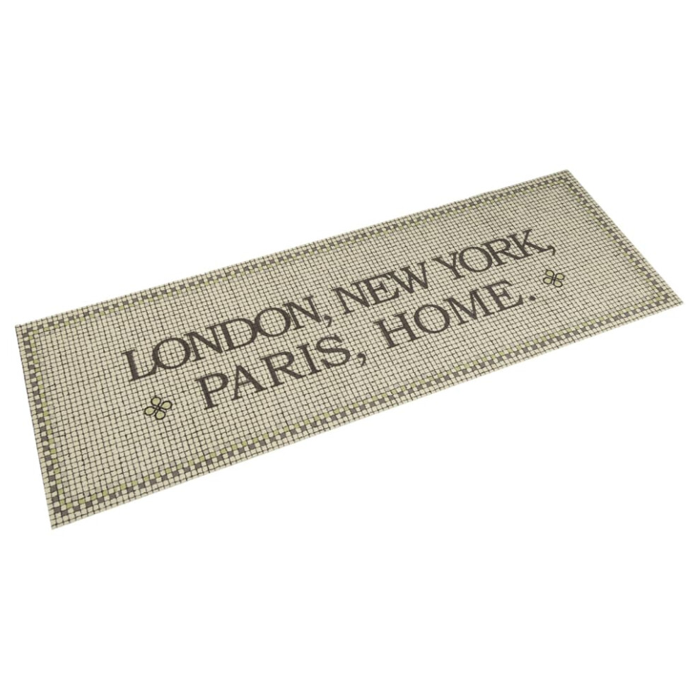 Vidaxl (Capital Home, 60 X 180 Cm) Kitchen Rug Anti Fatigue Mat Runner Rug Washable Floor Carpet Velvet