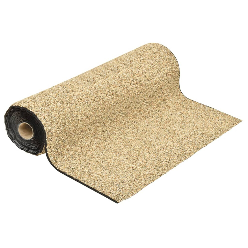 (natural sand, 250 x 100 cm) vidaXL Stone Liner Natural Sand Pond Lining Underlay Brown/Grey Multi Sizes