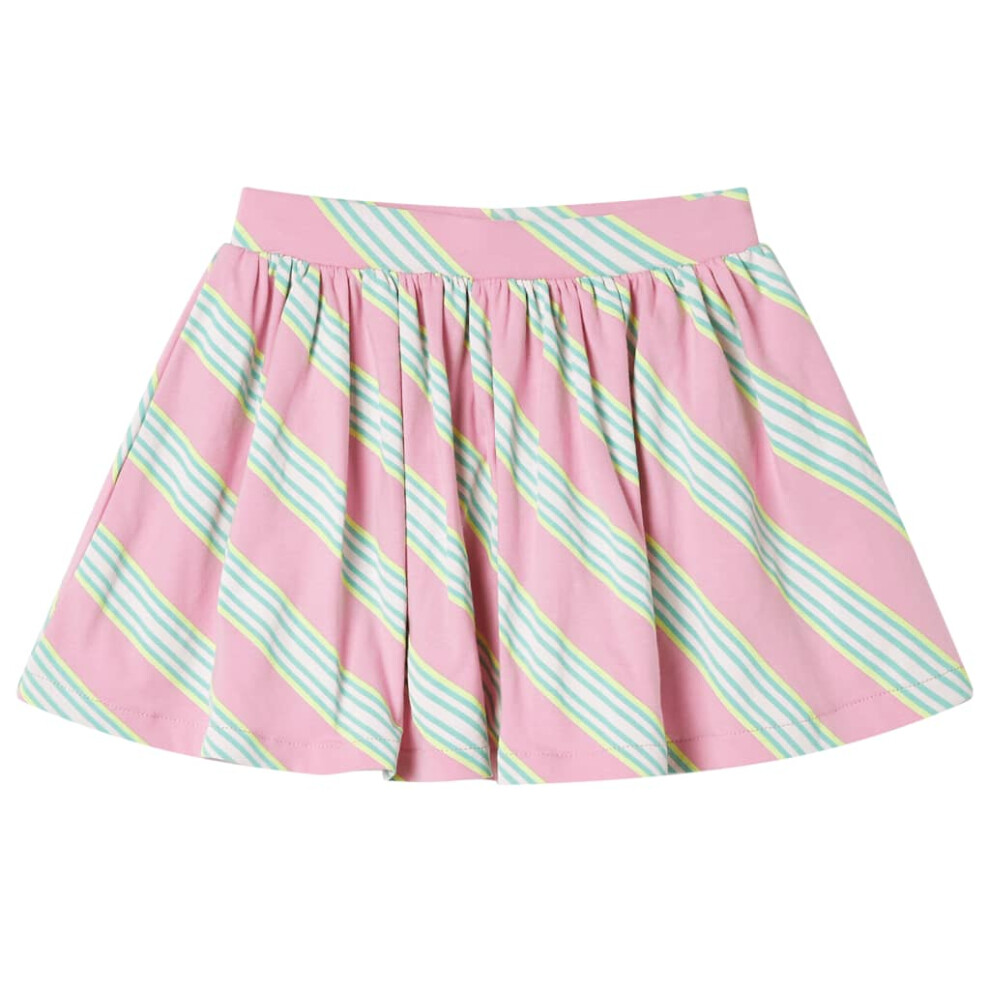 (140 (9-10y)) Kids' Skirt Children's Skater Skirt School Girls' Short Skirt Begonia Pink