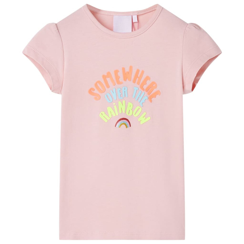 (pink, 92 (1.5-2y)) Kids' T-shirt Short Sleeves Tee Children's T Shirt Toddler Clothes Kids' Top