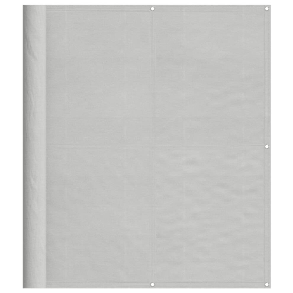 Vidaxl (Light Grey, 120 X 500 Cm) Balcony Screen Outdoor Privacy Screen Fence Patio Screen Oxford Fabric