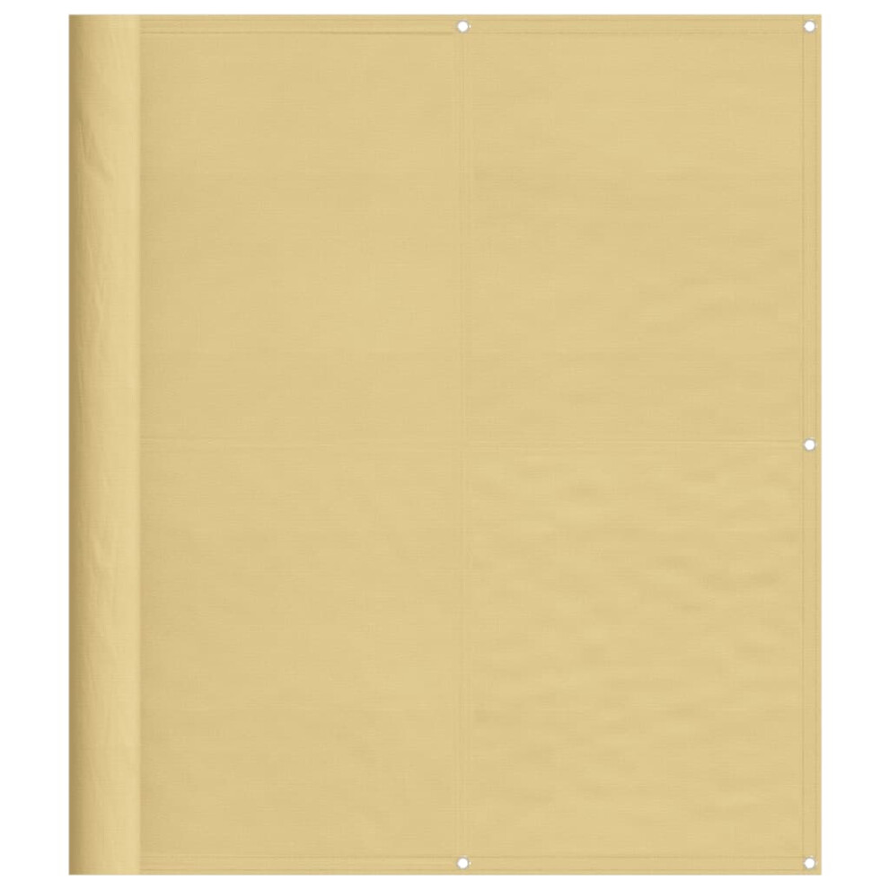 Vidaxl (Sand, 120 X 600 Cm) Balcony Screen Outdoor Privacy Screen Fence Patio Screen Oxford Fabric