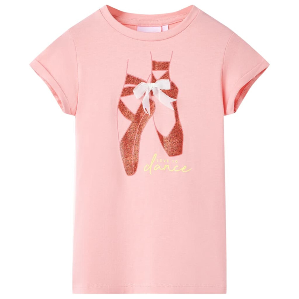 (pink, 92 (1.5-2y)) Kids' T-shirt Short Sleeves Tee Children's T Shirt Toddler Kids' Top Pink 128