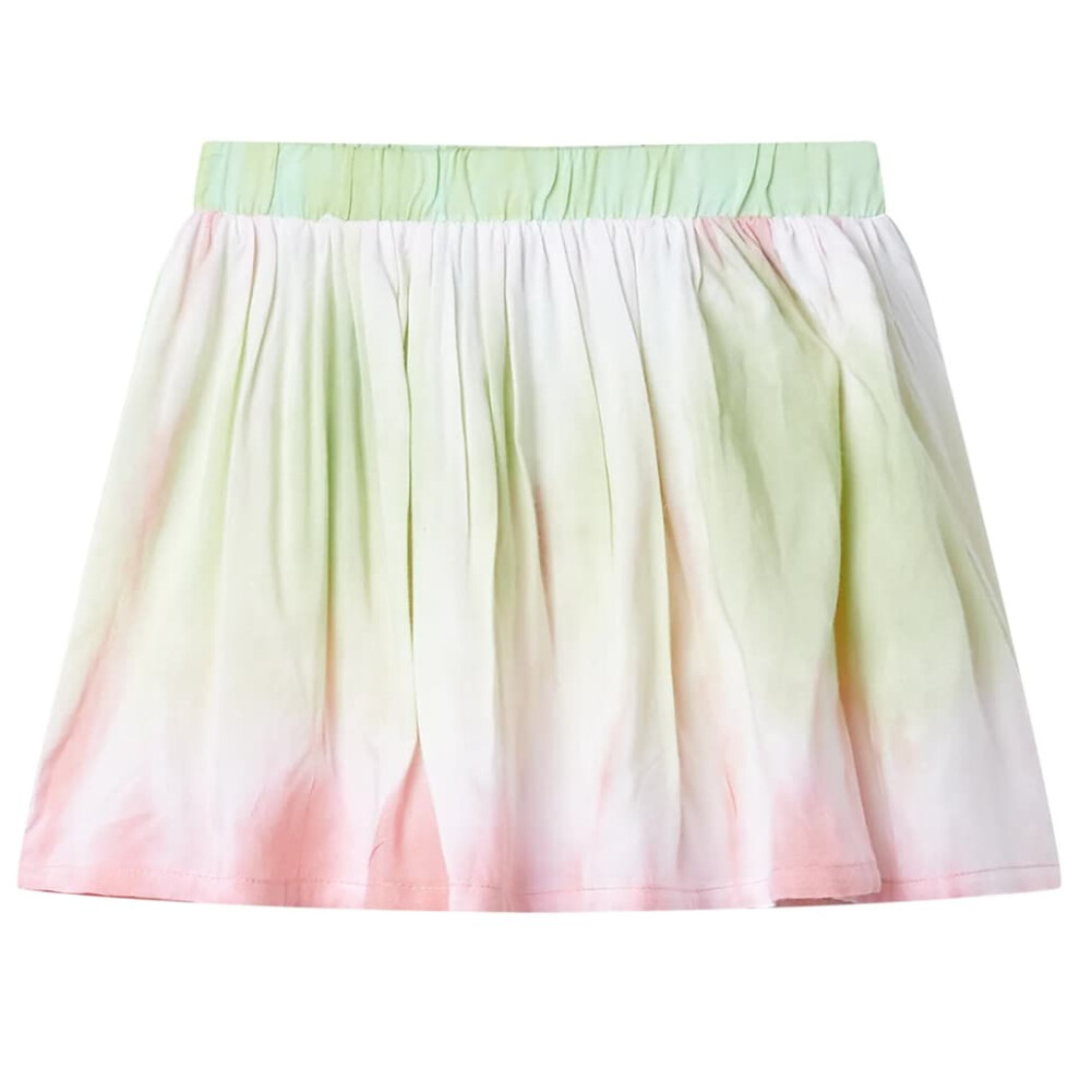 (104 (3-4y)) Kids' Pleated Skirt Children's Casual Skater Skirt Girl's Skirt Light Pink