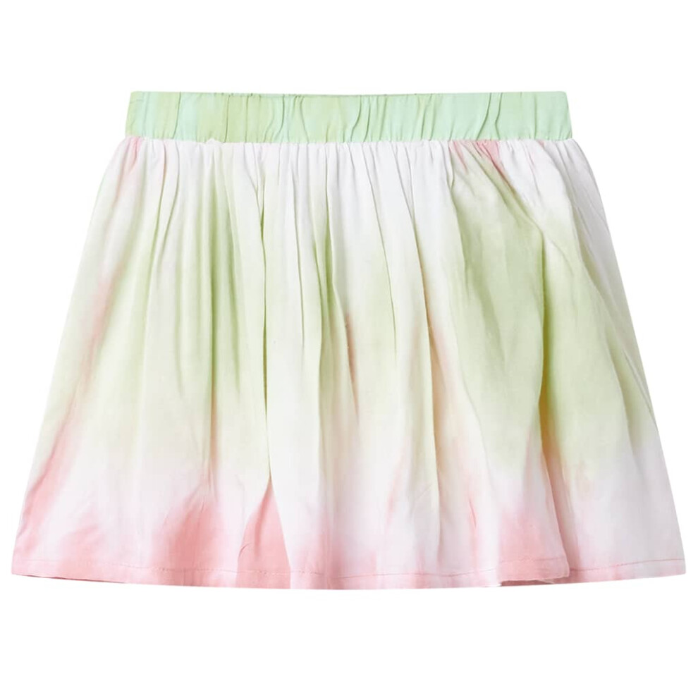 Vidaxl (116 (5-6Y)) Kids' Pleated Skirt Children's Casual Skater Skirt Girl's Skirt Light Pink