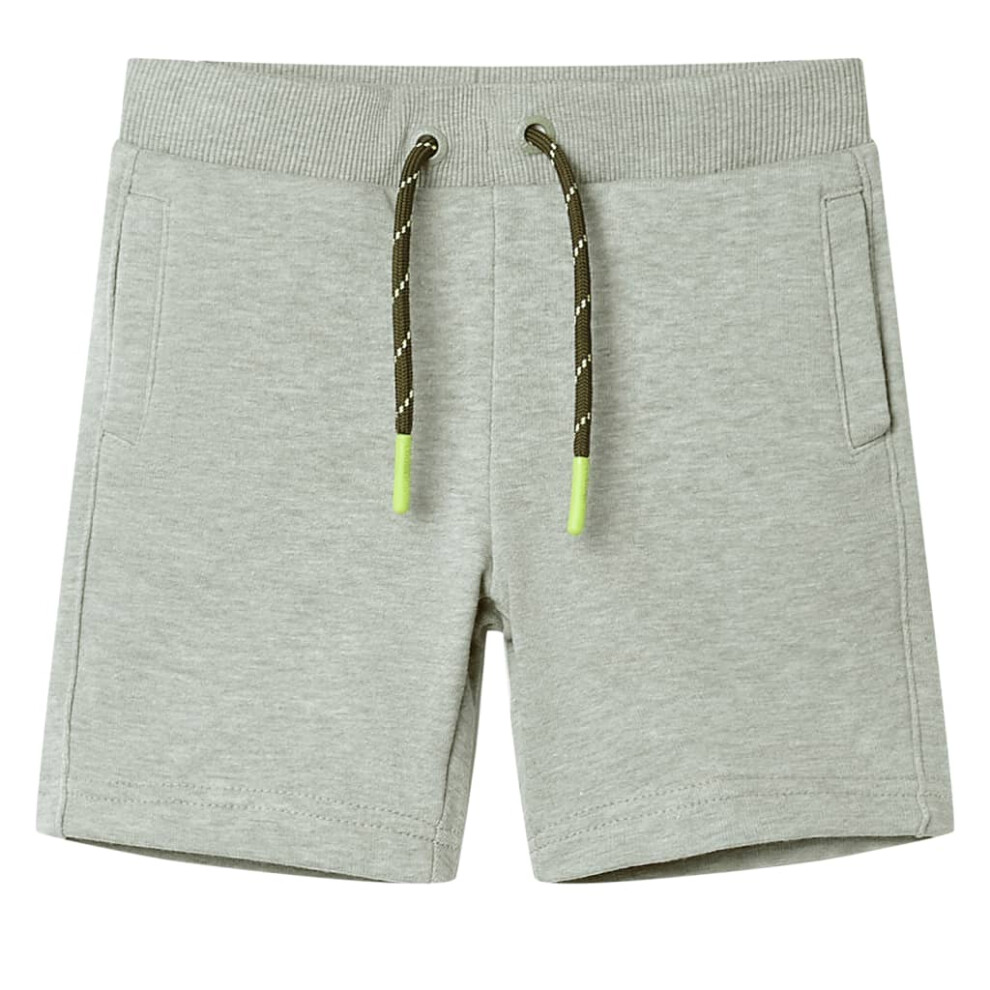 Vidaxl (Khaki, 140 (9-10Y)) Kids' Shorts With Drawstring Children's Pants Toddler Shorts With Pockets