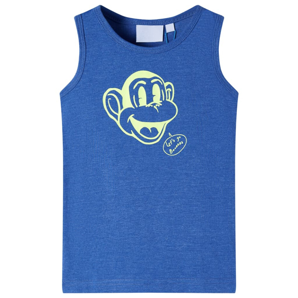 New Vidaxl Boys (, 104 (3-4Y)) Kids' Tank Top Sleeveless Children's Camisole Undershirt Vest Kids' Clothes Blue