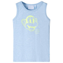 (light blue, 104 (3-4y)) Kids' Tank Top Sleeveless Children's Camisole Undershirt Vest Kids' Clothes