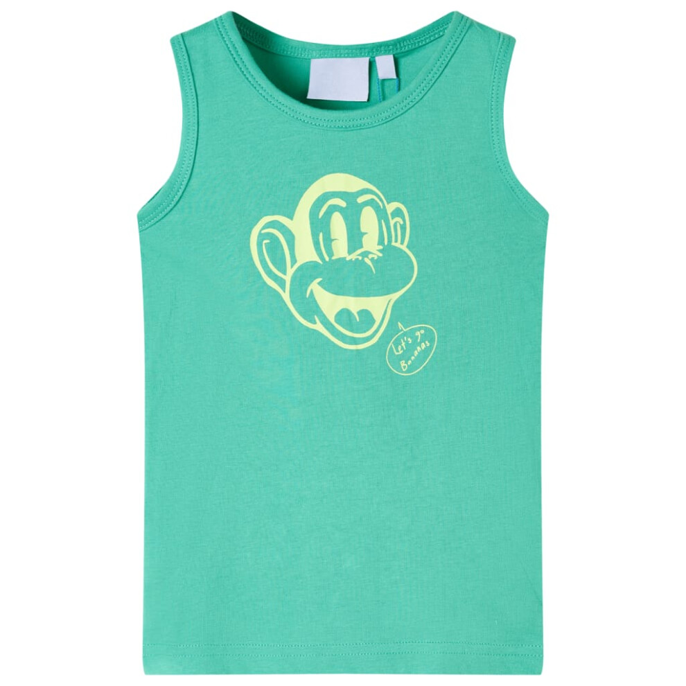 (green, 92 (1.5-2y)) Kids' Tank Top Sleeveless Children's Camisole Undershirt Vest Kids' Clothes