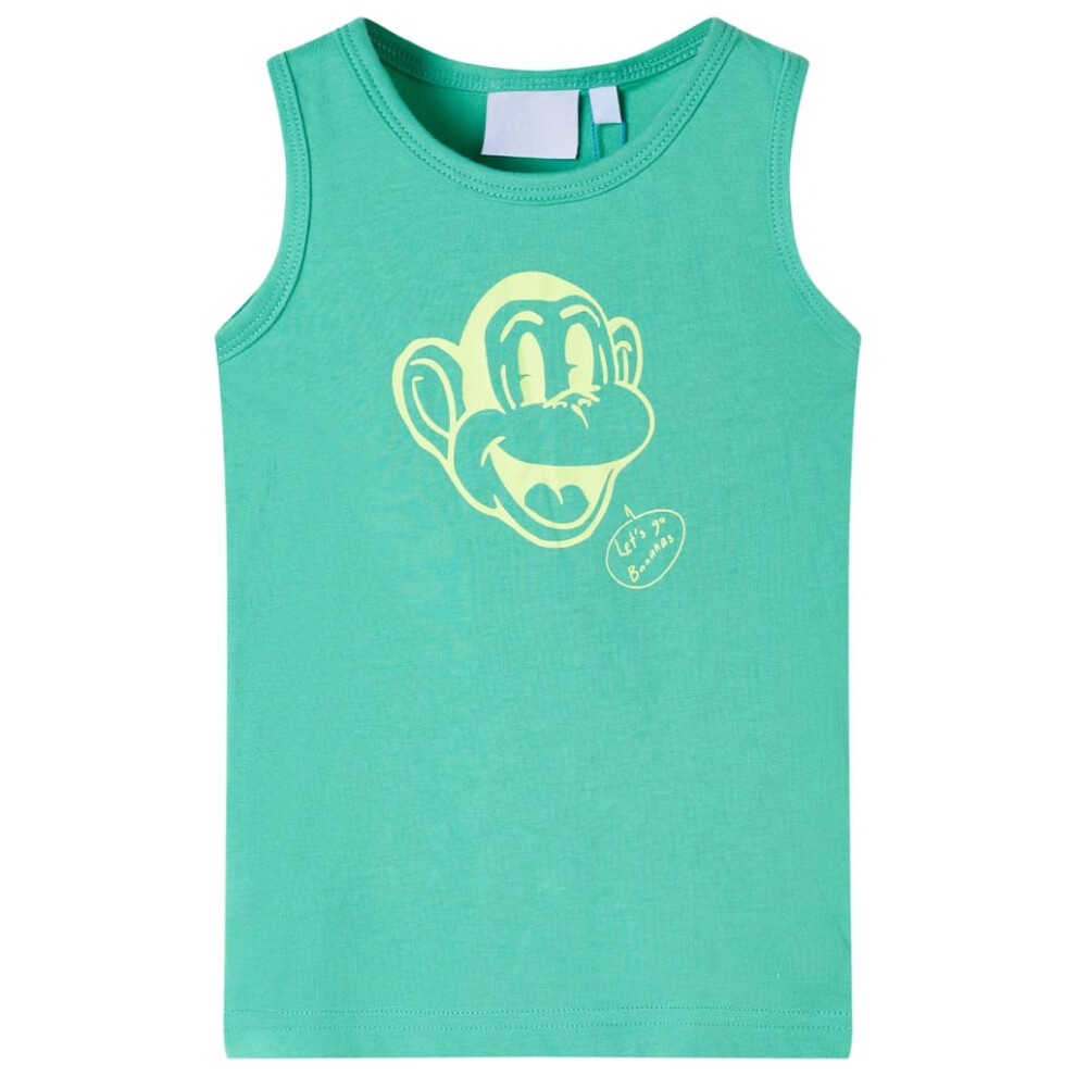 (green, 140 (9-10y)) Kids' Tank Top Sleeveless Children's Camisole Undershirt Vest Kids' Clothes