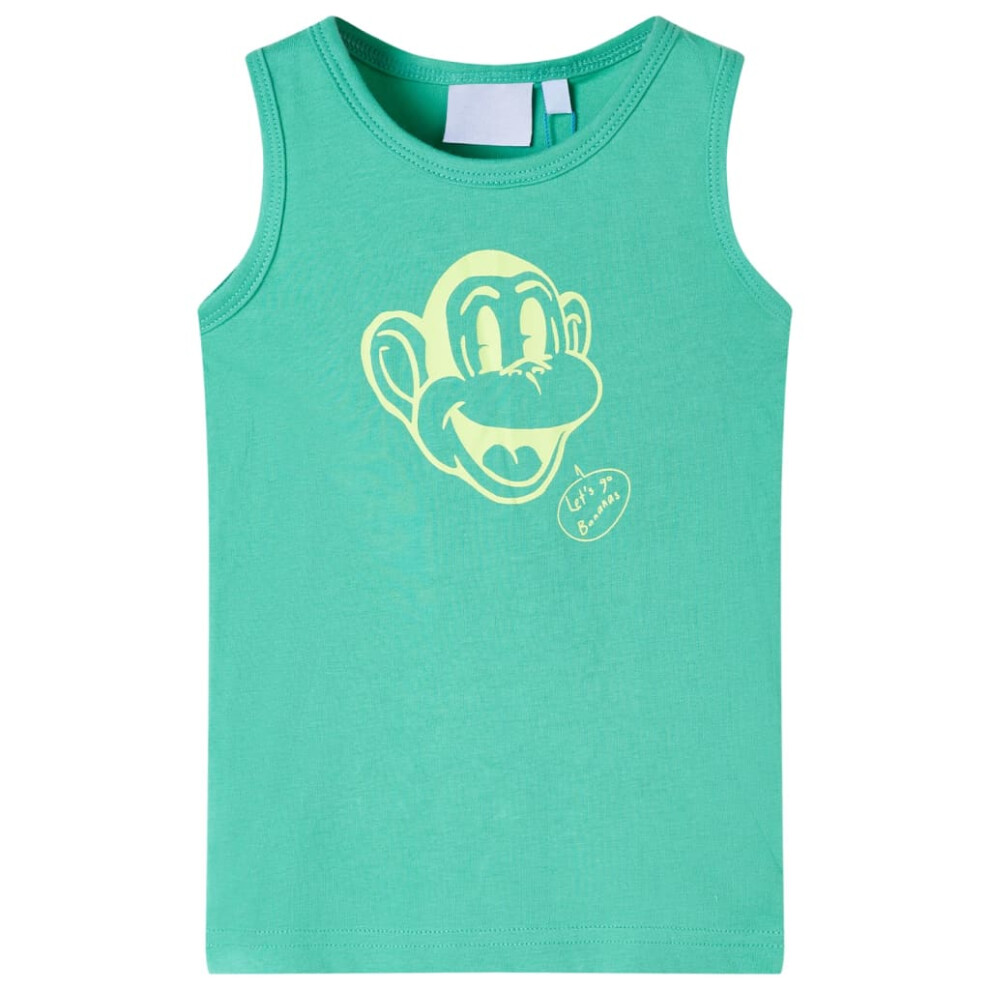 (green, 128 (7-8y)) Kids' Tank Top Sleeveless Children's Camisole Undershirt Vest Kids' Clothes