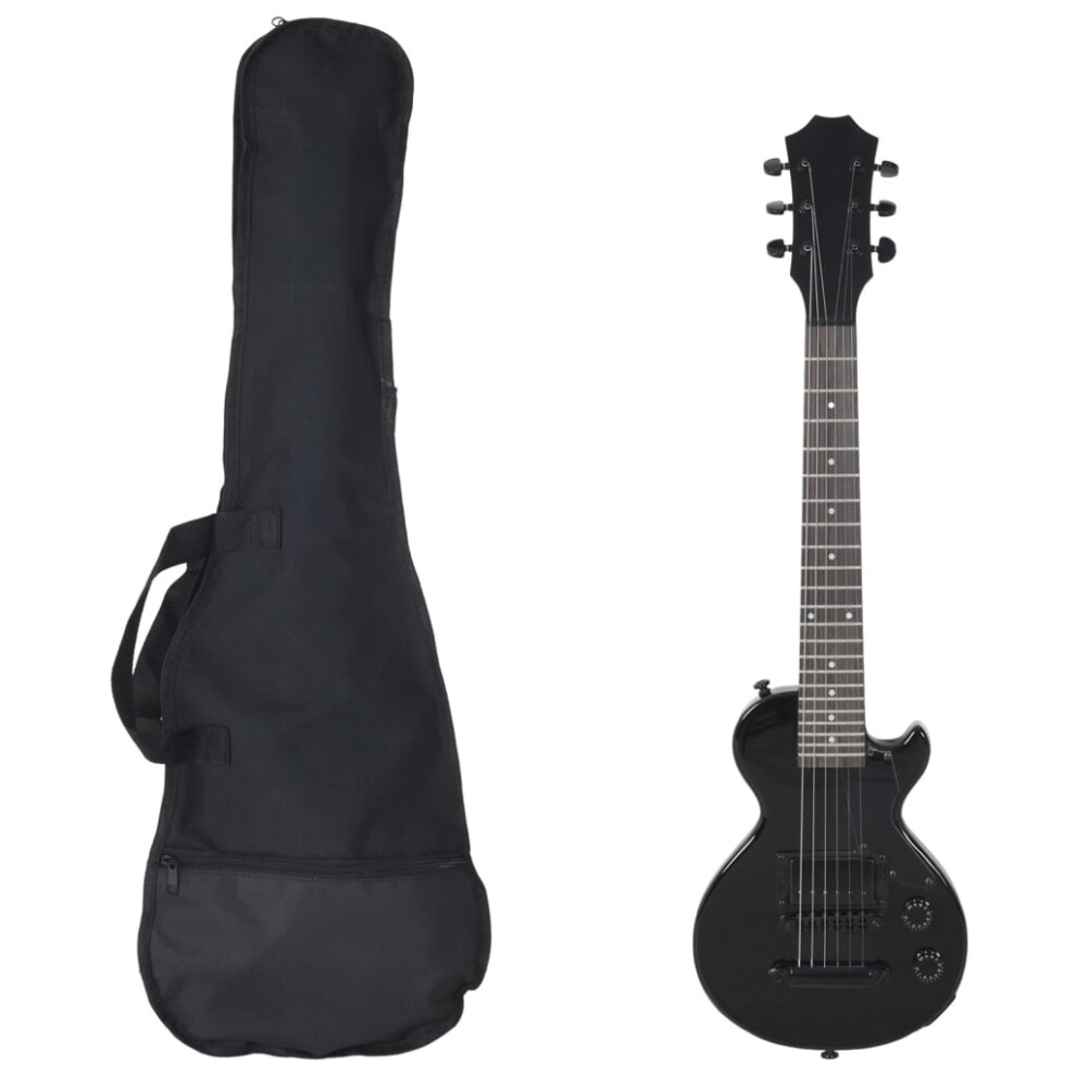 (black) vidaXL Electric Guitar For Kids With Bag Children Junior Kids Acoustic Guitar