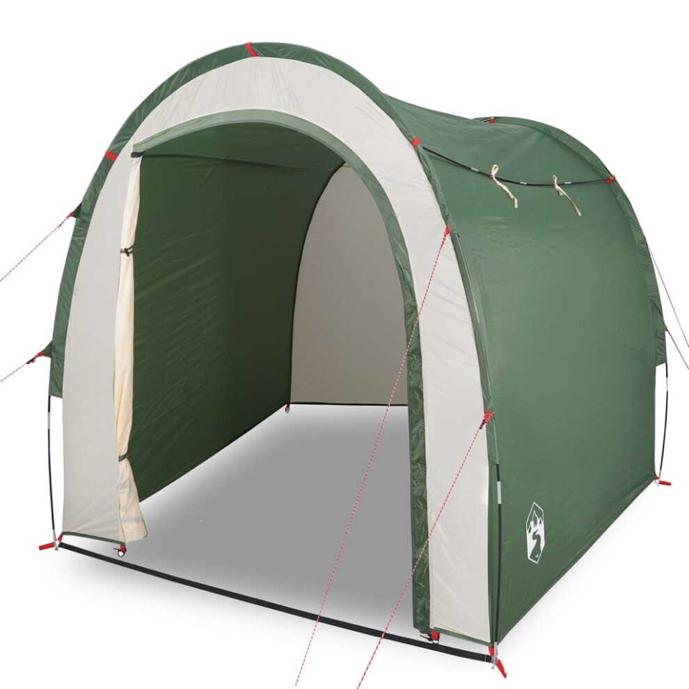 (green) vidaXL Storage Tent Garden Bicycle Storage Shed Outdoor Bike Tent 185T Taffeta