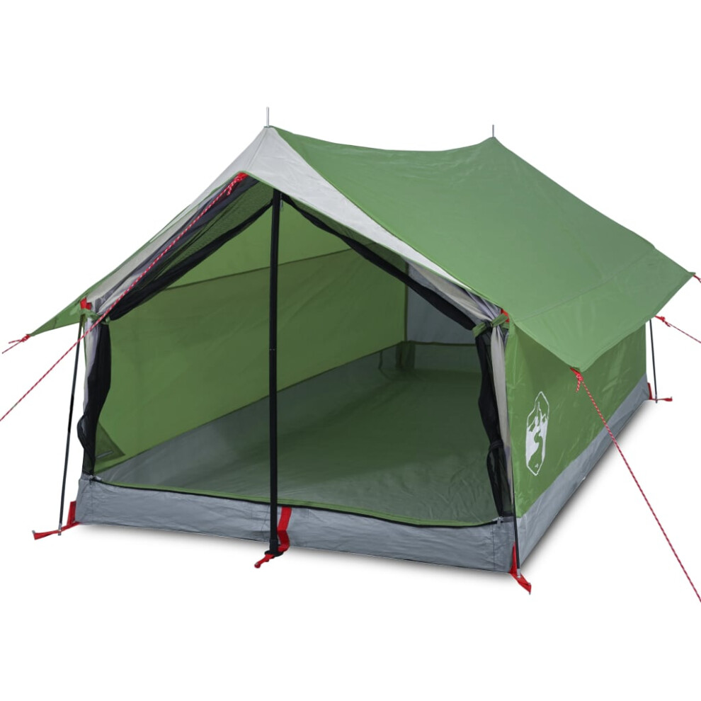 (green) vidaXL Camping Tent 2 Persons Outdoor Lightweight Tent Dome Tent Waterproof