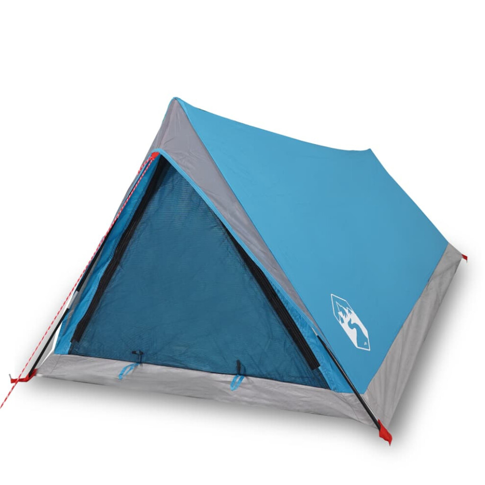 Vidaxl (Blue) Camping Tent 2 Persons Outdoor Hiking Portable Dome Tent Waterproof