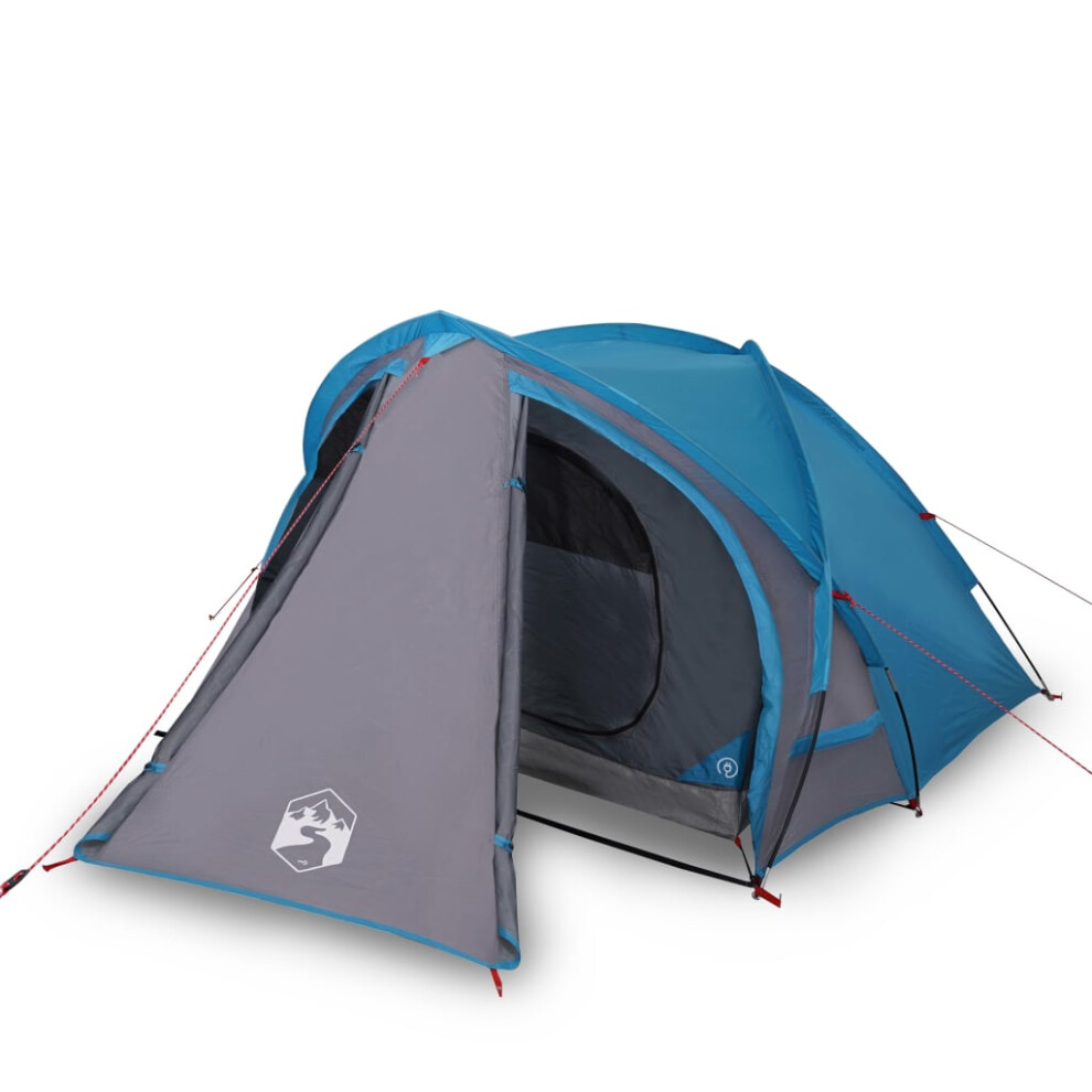 Vidaxl (Blue) Camping Tent 2 Persons Outdoor Hiking Portable Dome Tent Waterproof