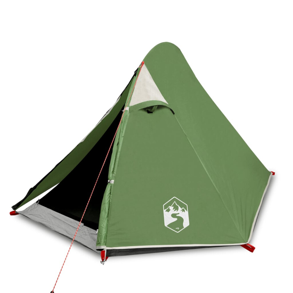 Vidaxl (Green) Camping Tent 2 Persons Outdoor Hiking Portable Dome Tent Waterproof